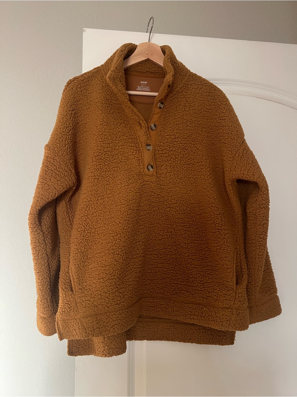 Aerie Mustard Yellow Pullover